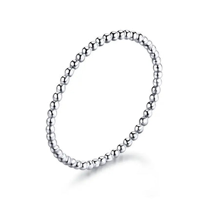 WOSTU-Bague empilable en argent regardé 100% pour femme, bijoux à la mode, cadeau original, souhait scintillant, chaud, 925, XCH7649