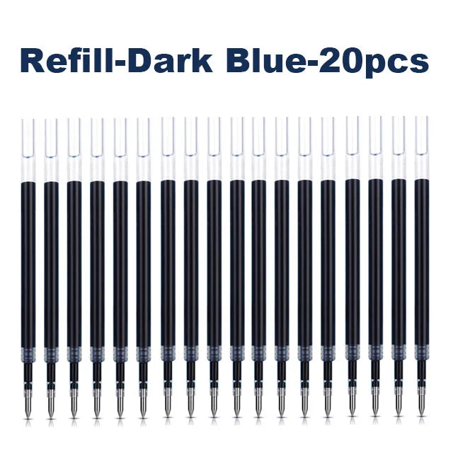 Deli-Ensemble de stylos à bille rétractables Bullet Gel