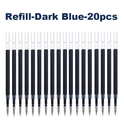 Deli-Ensemble de stylos à bille rétractables Bullet Gel