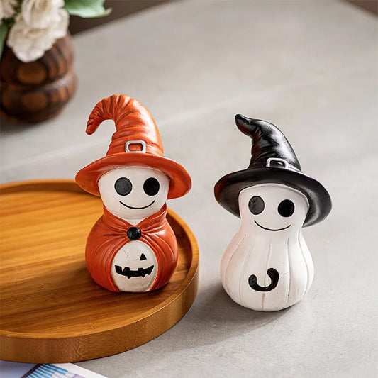Accessoires de décoration de bureau pour Halloween, création effrayante, ornements en résine, Style mignon, assistant souriant, artisanat, décoration de Festival
