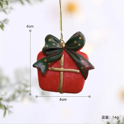 Décorations d'arbre de noël en résine