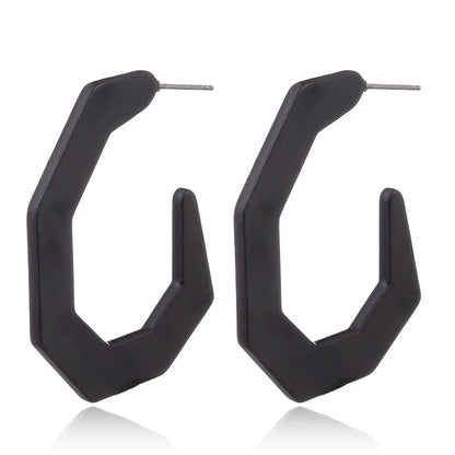 Boucles d'Oreilles promenales en Forme de Losange pour Femme, Bijou en Acrylique,