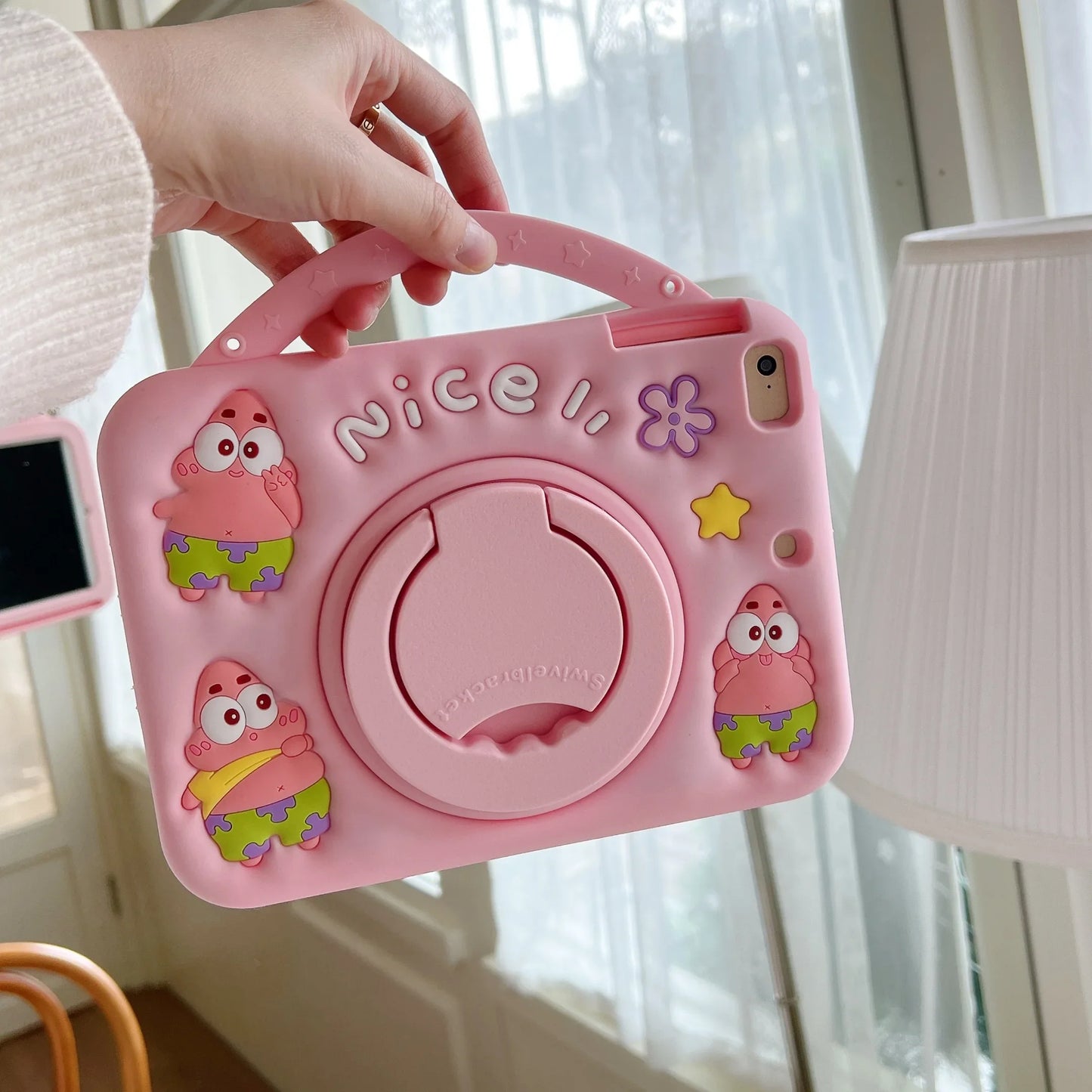 Étui de protection tablette avec support pour enfants,