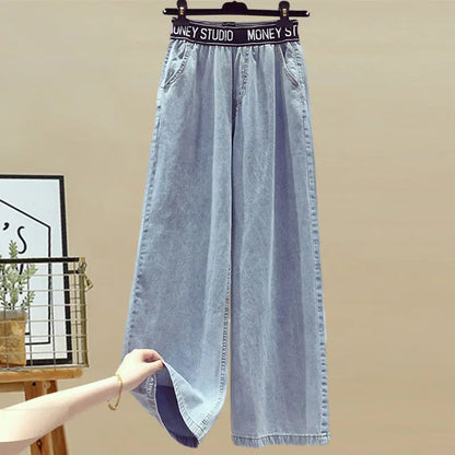 Ensemble deux pièces en jean slim pour femmes, tenues pour femmes, olympiques pantalons, vêtements d'été, 2022