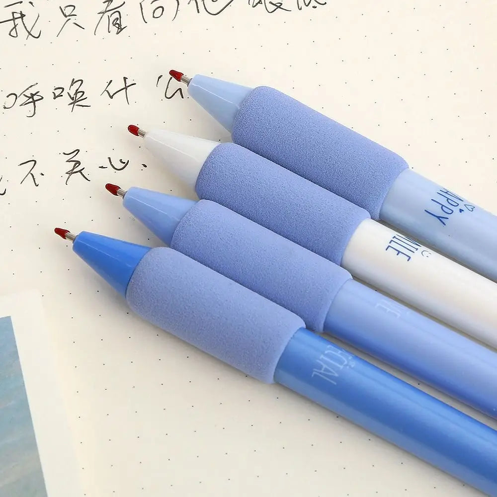 Stylo Gel 0.5mm, stylo à bille à encre de couleur noire, 4 pièces