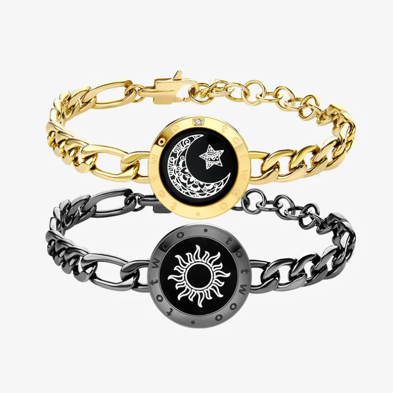 Totwoo – Bracelets tactiles pour relation longue Distance, cadeau d'anniversaire pour Couple, bijoux intelligents Bluetooth avec prise en charge de l'application iOS Android