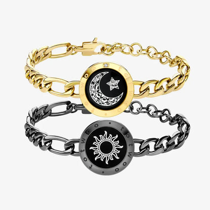 Totwoo – Bracelets tactiles pour relation longue Distance, cadeau d'anniversaire pour Couple, bijoux intelligents Bluetooth avec prise en charge de l'application iOS Android