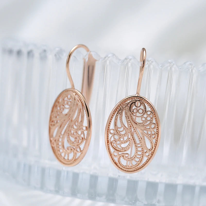 SYOUJYO  boucles d'oreilles 585 Rose doré quotidien fête mode exquis bijoux