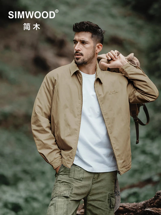 SIMWOOD 2025 automne hiver nouveau surdimensionné hommes réversible manteau bouffant thermique chaud 3M ™   Vestes en tissu Thinsulate