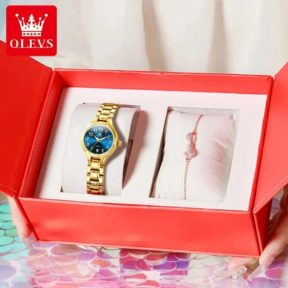 OLEVS 3650 montre à Quartz de luxe étanche montre lumineuse
