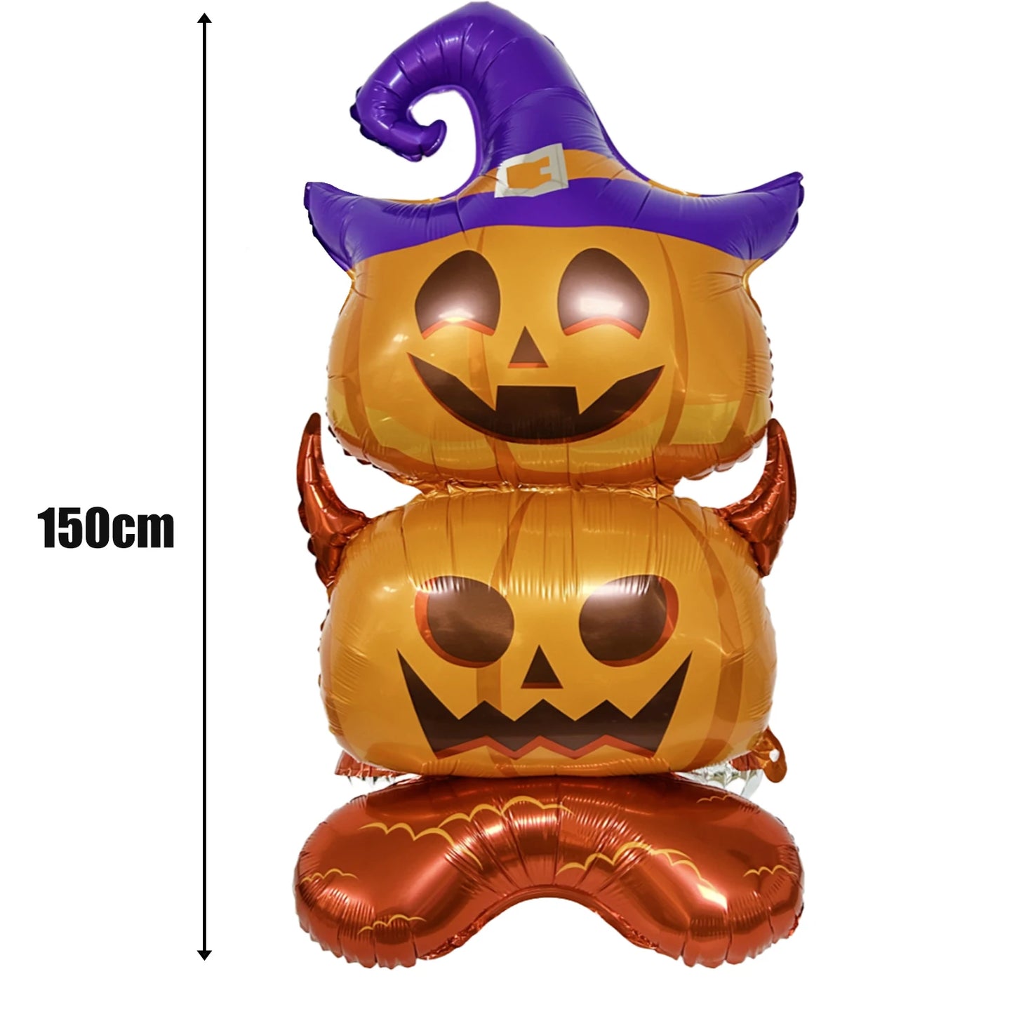Ballon d'halloween géant fantôme citrouille crâne château Film d'aluminium ballon debout pour Halloween fête cour jardin décor effrayant