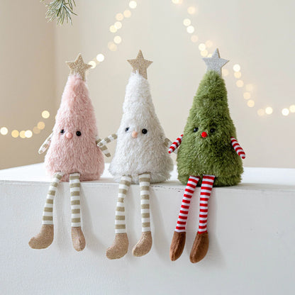 Décorations de noël en peluche mignonne, poupée d'arbre de noël, décoration de poupée de fête à domicile