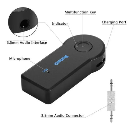 VIKEFON récepteur Audio Bluetooth stéréo 3.5mm Jack AUX adaptateur Bluetooth