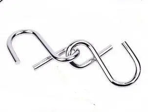 Puzzle classique en métal pour enfants, jeu de casse-tête à fil magique