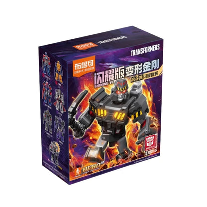 BLOKEES transformateurs VERSION brillante 3 blocs de construction mineur Megatron Tarn assembler Robot jouets modèle ornements mobiles cadeaux
