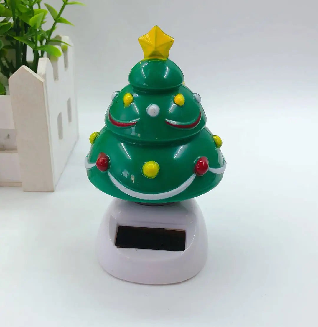 Décoration de bureau de noël pour la maison, danse solaire, père noël, élan, bonhomme de neige, cadeau de joyeux noël, accessoire pour la maison, décoration de Festival