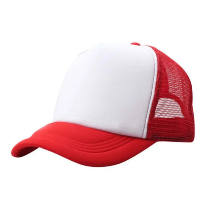 Casquettes décontractées pour enfants garçons et filles casquette de baseball enfants casquettes de soleil respirant demi-maille toutes saisons unisexe réglable chapeau de camionneur