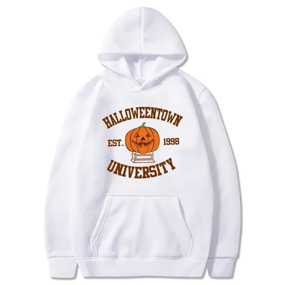 Halloweentown sweat à capuche Est 1998 imprimé pull Vintage Halloween ville automne hiver femme à la mode Halloween fête sweats à capuche