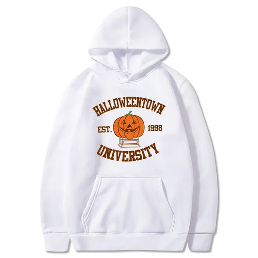 Halloweentown sweat à capuche Est 1998 imprimé pull Vintage Halloween ville automne hiver femme à la mode Halloween fête sweats à capuche