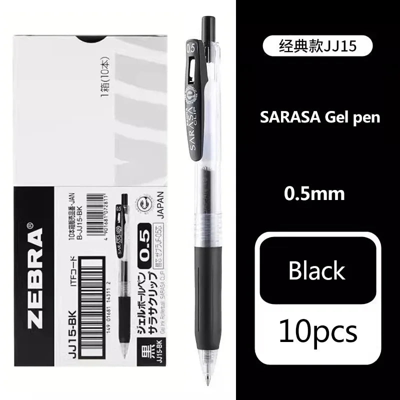 Stylos à encre Gel couleur zèbre JJ15  haute capacité rechargeable