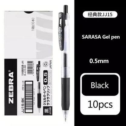 Stylos à encre Gel couleur zèbre JJ15  haute capacité rechargeable