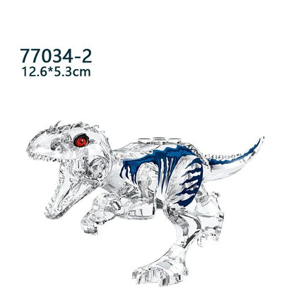 Mini bloc de construction jouet dinosaure jurassique Puzzle Animal tyrannosaure Rex ptérosaure bloc de construction jouet cadeau pour enfants