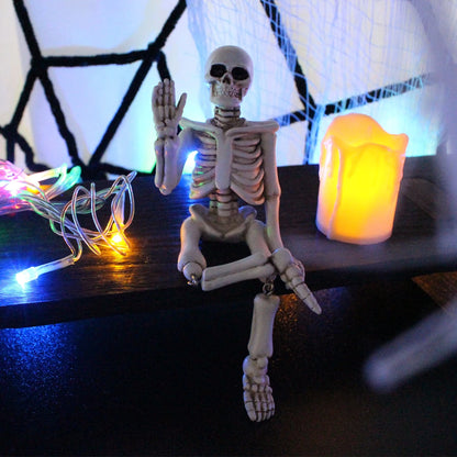 Décorations d'Halloween, mains ondulantes, ornements de crâne, artisanat en résine, atmosphère d'horreur du festival fantôme, accessoires d'aménagement paysager