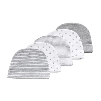 Kiddien'aime-Ensemble bonnet et gants pour nouveau-né, accessoires de vêtements pour bébé garçon, bonnets 100% coton, chapeau d'hôpital, mitaines trempées, 0-6M, lot de 10 pièces