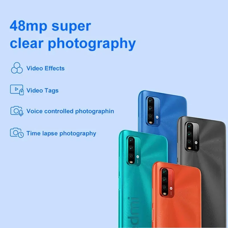 Xiaomi-Smartphone Redmi Note 9/9T, 6 Go, 128 Go, ROM globale, batterie 6000mAh, Snapdragon 662 Octa Core, appareil photo 48MP, débloqué, 4G, original