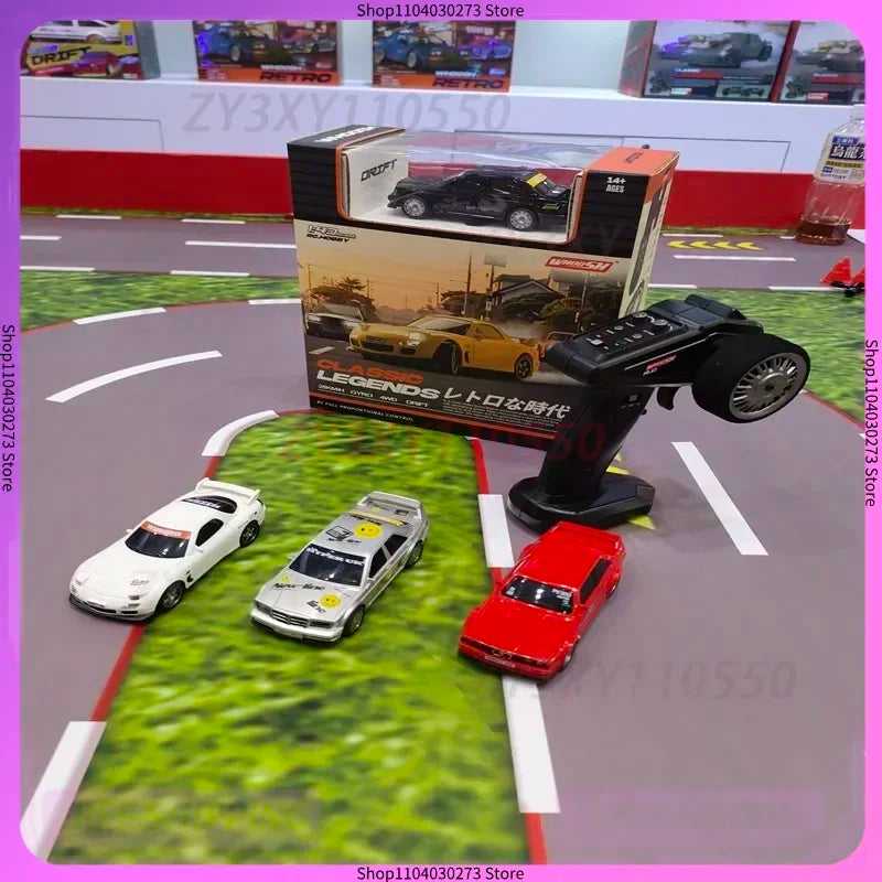 Mini voiture télécommandée de bureau Rc, Simulation, dérive à grande vitesse, modèle de voiture de course, accessoires, jouets de Festival pour garçons, 1/43
