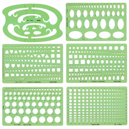 Kit de règle pochoirs