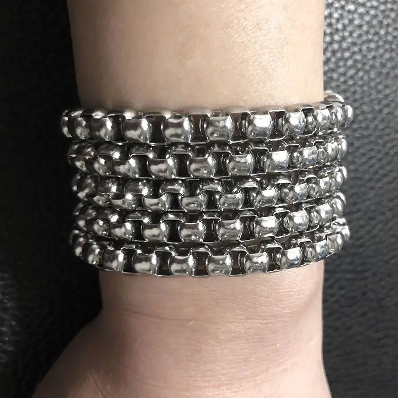 Bracelets à pendentifs tête de Dragon EDC, fouet d'auto-défense, collier en acier titane, chaîne à la mode, Gadgets de taille pour garçons, cadeaux Cool
