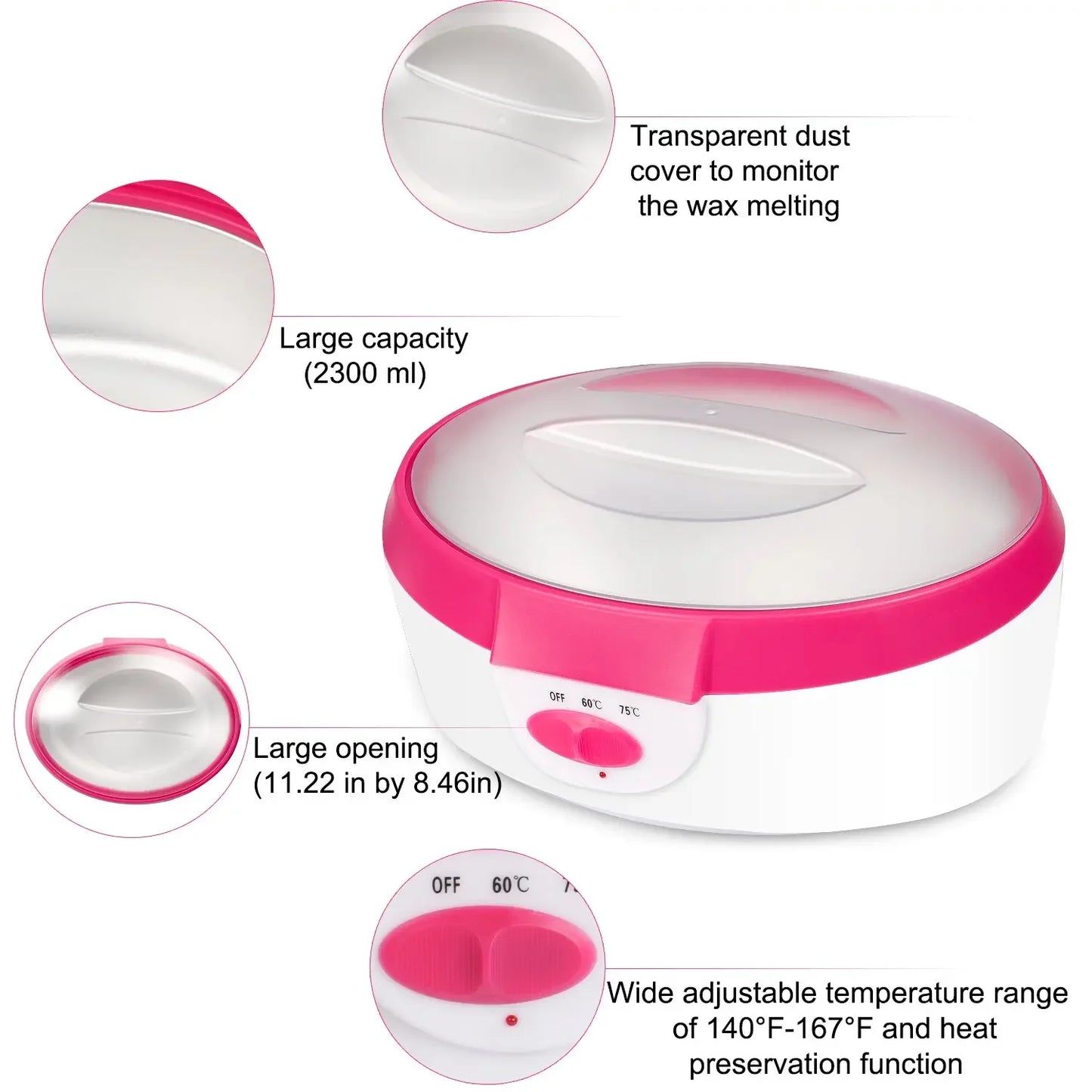 Machine d'avertissement de paraffine pour le bain des mains et des pieds, chauffe-chaleur rapide, accessoire en option, 200g, chaussons de mitaines, prise UE, 220V