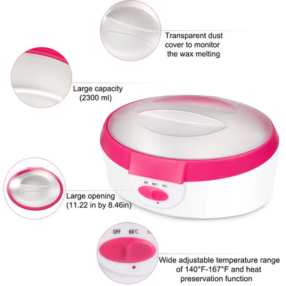 Machine d'avertissement de paraffine pour le bain des mains et des pieds, chauffe-chaleur rapide, accessoire en option, 200g, chaussons de mitaines, prise UE, 220V