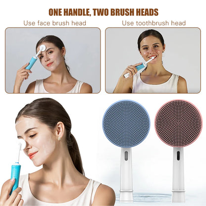 Têtes de brosse de rechange pour oral-b brosse à dents électrique tête de brosse de nettoyage du visage tête de nettoyage électrique outils de soins de la peau du visage