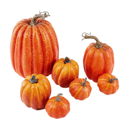 Accessoires de fête de Thanksgiving d'halloween, décoration de maison, ensemble de citrouilles artificielles, faux ornements de citrouille de Simulation