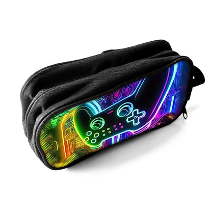 GamePad – trousse à crayons Double couche avec poche