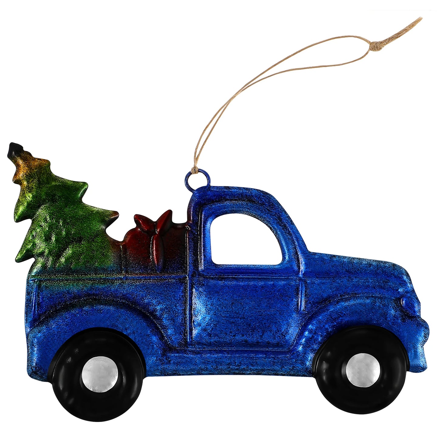 Nament de voiture de noël suspendu, décoration d'arbre, pendentif, fête de noël, fenêtre de maison, danse Festive du nouvel an