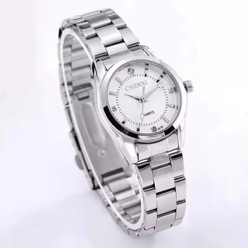 CHENXI 021B montre à Quartz pour femmes mode élégante étanche bracelet en acier inoxydable