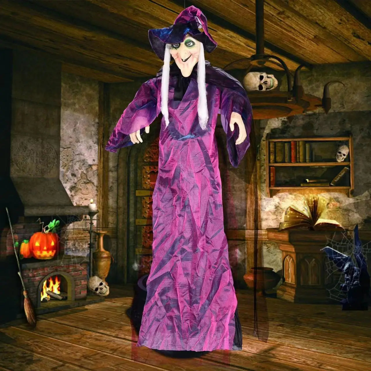 Décor  sorcière d'halloween,