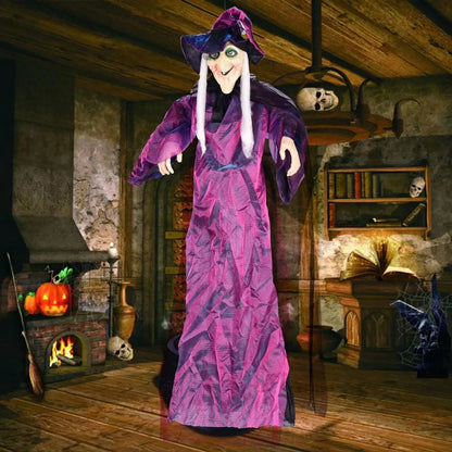 Décor  sorcière d'halloween,