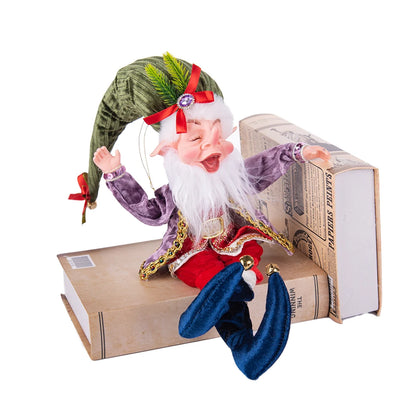 Elfes de noël personnalisés avec couronne, décoration suspendue, pendentifs muraux pour fête à domicile, ornements, elfe en peluche, nouvelle collection 2025