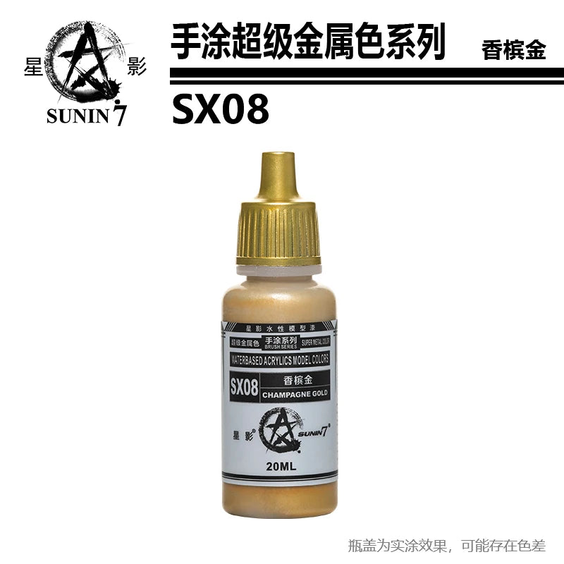 Pigment de peinture de document métallique, affaires militaires, jouets en argile faits à la main, modèle de revêtement à la main, coloration stylo SX01-SX024 revêtement Staline