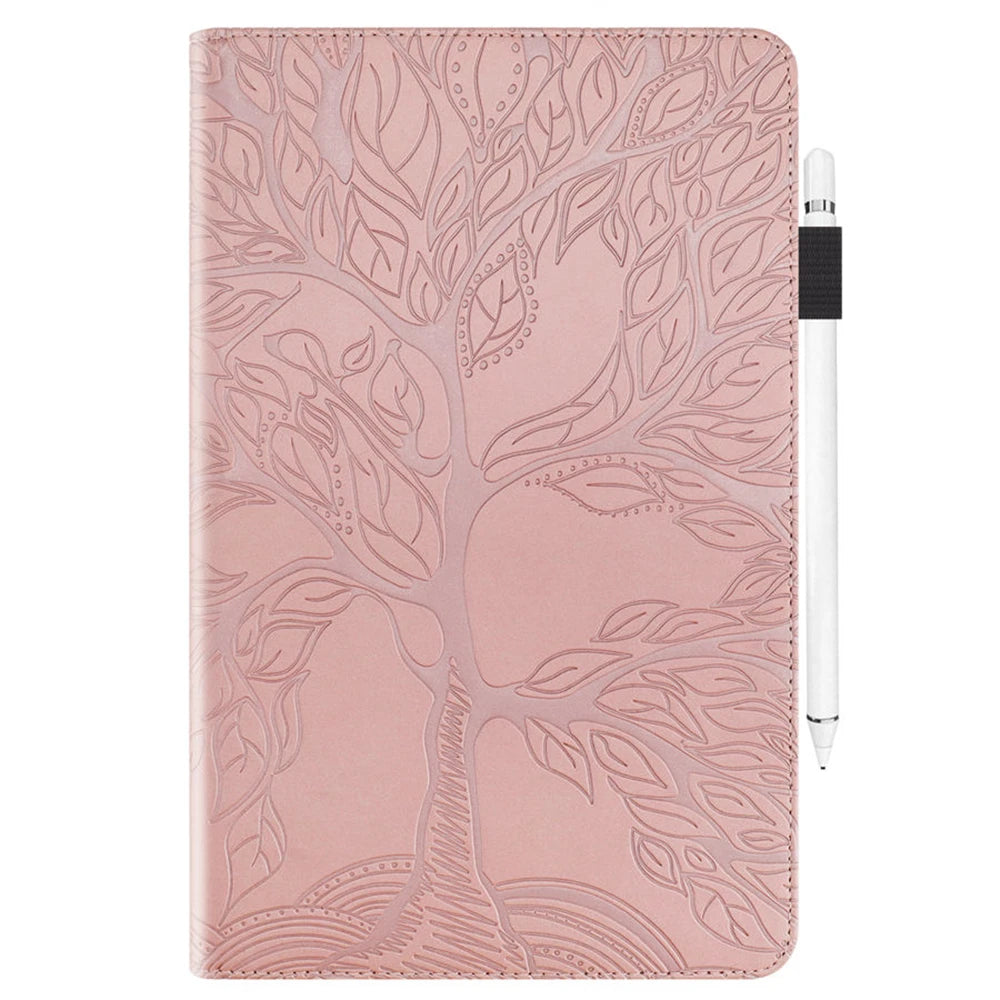 3D Arbre En Relief Pour Huawei MatePad 10.4 BAH3-AL00 BAH3-W09 BAH4-L09 W09 2022 Cas Souple TPU Tablette Couverture