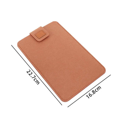 Étui tablette de 8 pouces, pochette en feutre de laine,