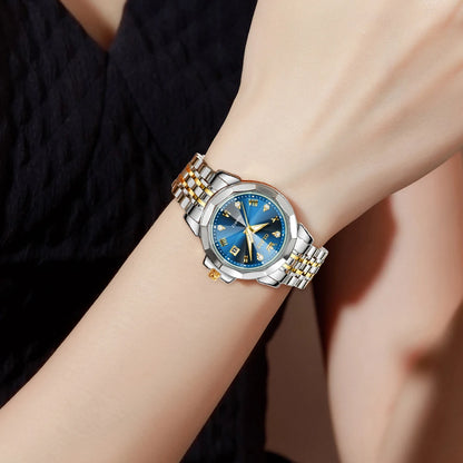 OLEVS 9931X femmes montres mode originale parfumé montre à Quartz étanche losange en acier inoxydable Date