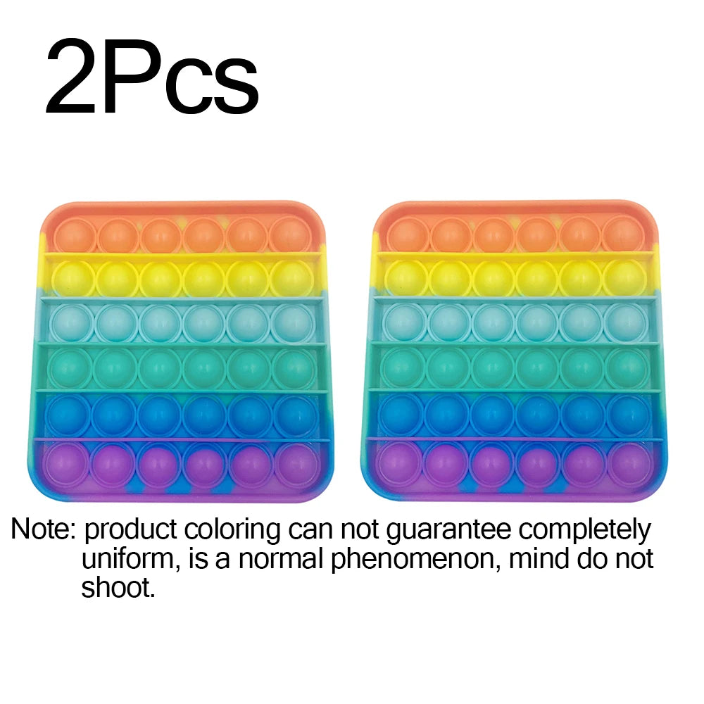 Jouets sensoriels à bulles, 2 pièces, pour autisme, besoins spéciaux, anti-Stress, décompression, jouets pour enfants