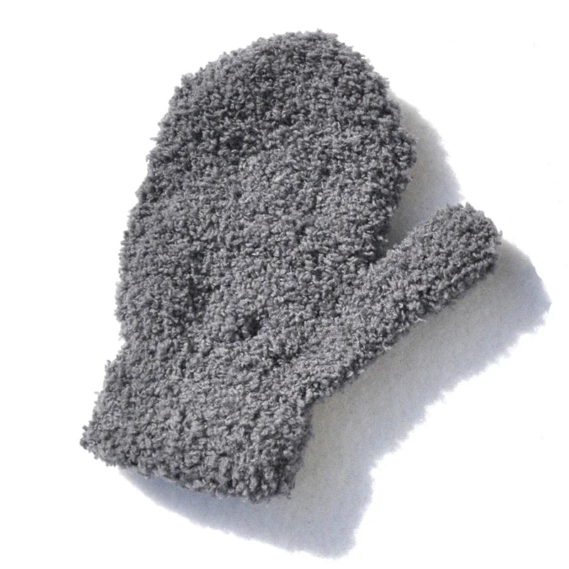 Gants d'hiver chauds pour bébés de 1 à 4 ans, mitaines tricotées en Patchwork, gants à doigts complets pour étudiants de la maternelle