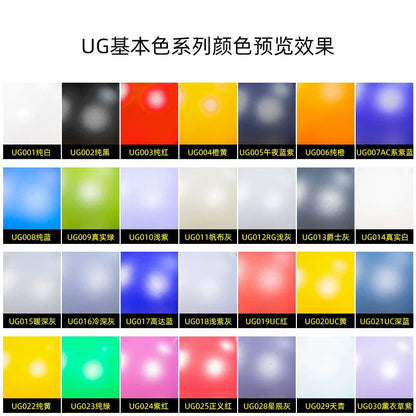 Paint Gunpla-Pigment de document plastique, sans dilution, pulvérisation, coloration, outils de modèle, prémélange huileux, série UG, 100ml