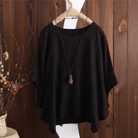 Harajuku Y2k haut Vintage vêtements T-Shirts coton lin Streetwear chemises décontractées pour femmes vêtements T-Shirts mode été